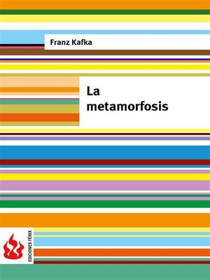 cover image of La metamorfosis (low cost). Edición limitada